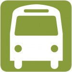 bus stop green logo